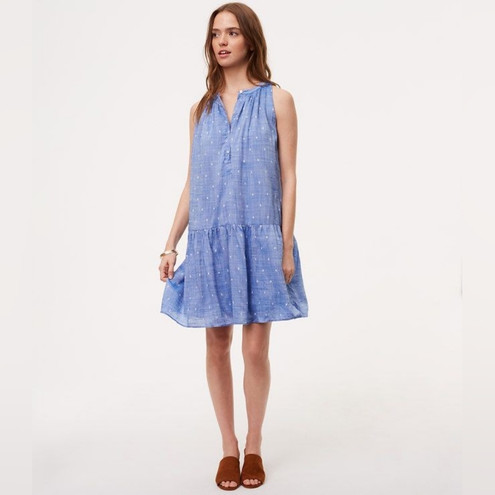 LOFT Blue Mini Dress